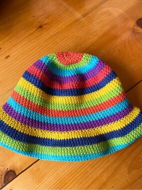 Handmade Crochet Bucket Hat | Cotton Knit | Boho Festival